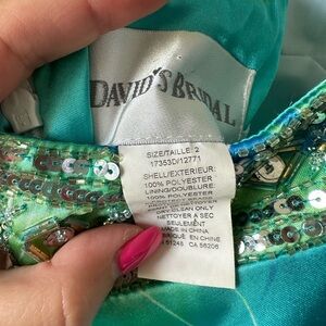 Open back long dress